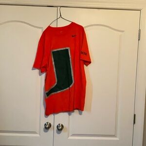 University of Miami dri fit shirt